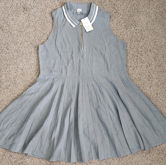 A New Day Light Gray Women's Dress - Picture 1 of 6